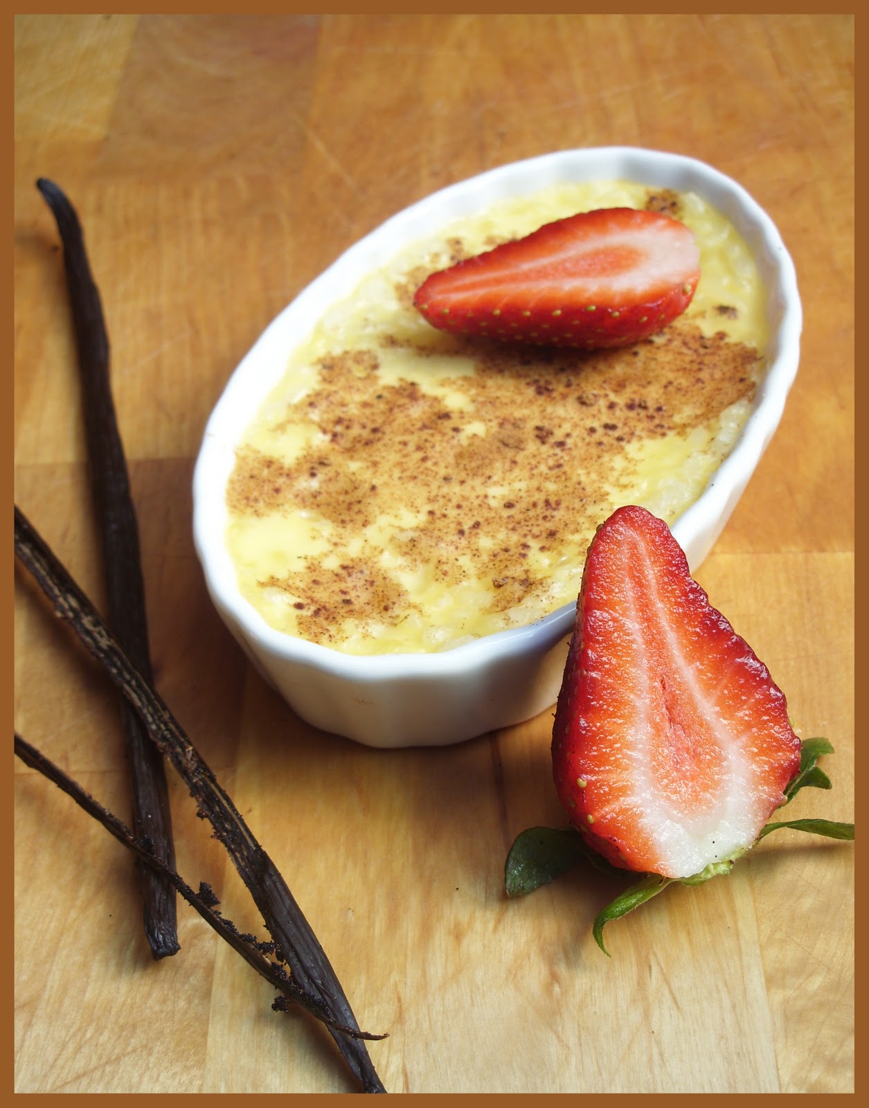 These Tastes of Mine Baked Rice Custard